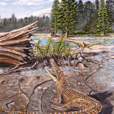 An artist’s rendering of Isisfordia duncani. Credit: Matt Herne.